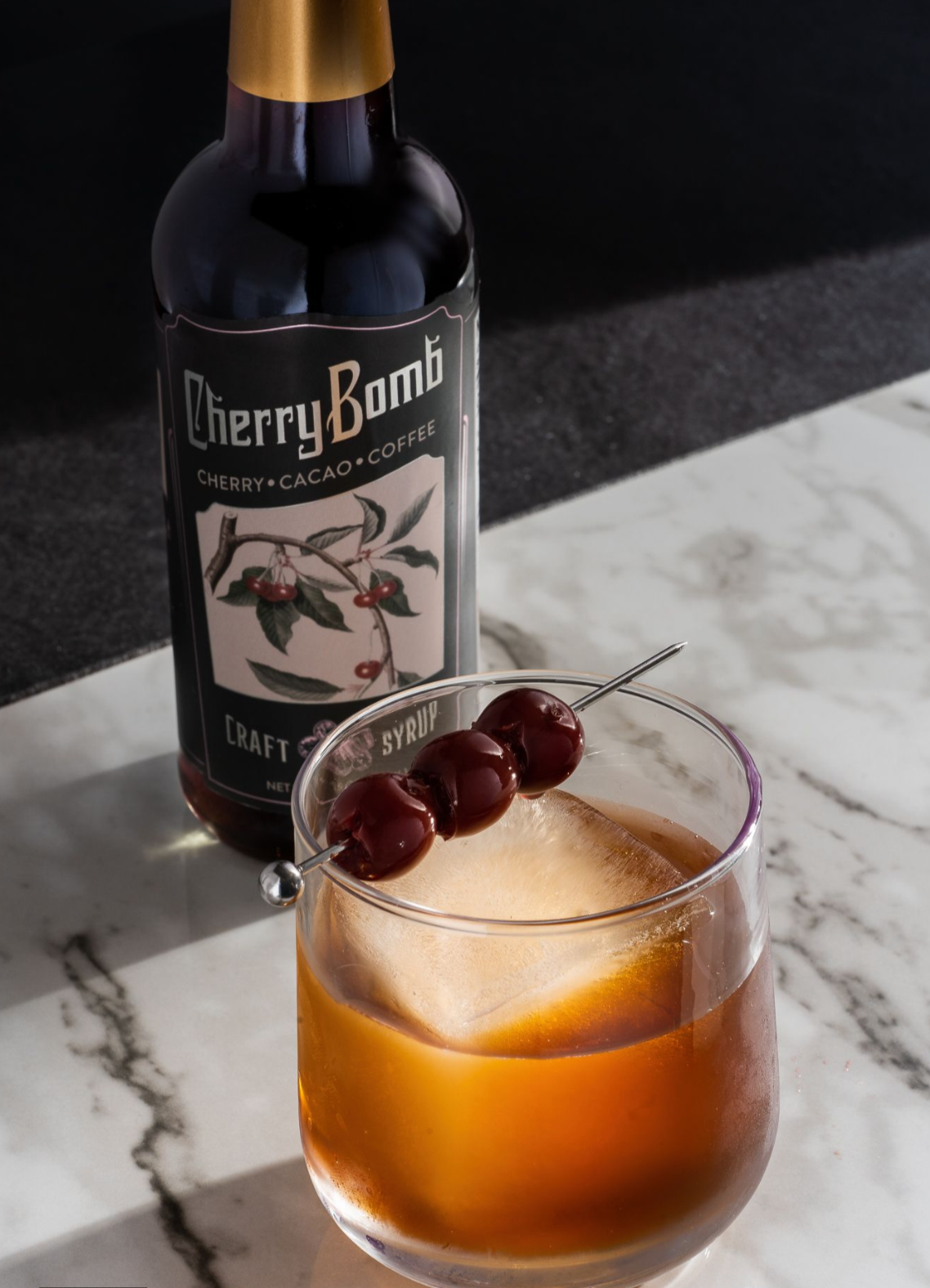 Cherry Bomb Syrup - Cherry, Coffee, & Cacao